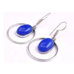 AAR Jewels Silver-Plated Brass Artificial Stones Drop Earrings-picture-35
