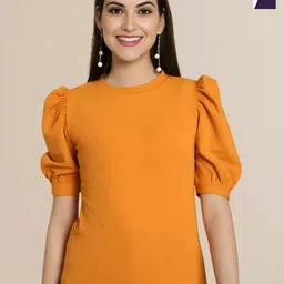 Mast & Harbour Women Pack Of 2 Puff Sleeve Top-picture-34
