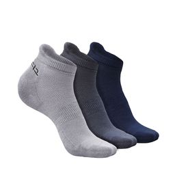 Heelium Men Pack of 3 Bamboo Super Soft Odour-Free Breathable Ankle-Length Socks-picture-30