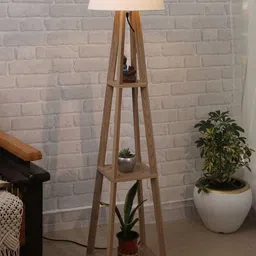 Homesake White Faraday Wood Floor Lamp-picture-38