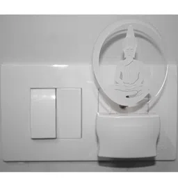 1ST TIME Red & White Acrylic Traditional Abstract Shaped Shaped Wall Lamp image 4