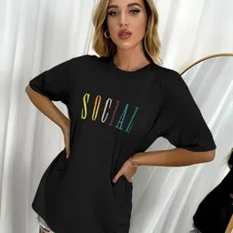 SZN Printed Cotton Short Sleeves Round Neck Oversized T-shirt-picture-17