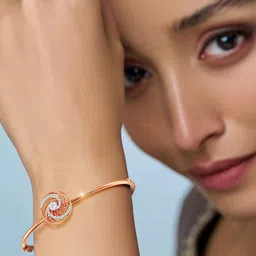 Joyalukkas Graceful Twirl Diamond Bracelet-7.22 gm image 5