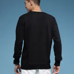 HERE&NOW Typography Printed Pure Cotton Sweatshirt image 3