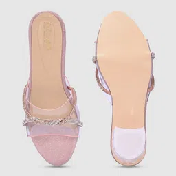 BIZZARO Women Embellished Open Toe Block Sandals image 3