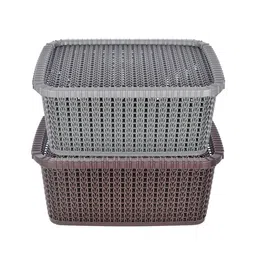 Kuber Industries Set of 2 Multi-utility Baskets-picture-38
