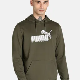 Puma Men Green Graphic Printed Sweatshirt-picture-24