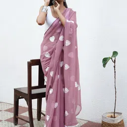 TEEJH Geometric Embroidered Saree-picture-23
