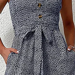 bebe Strapless Printed Basic Jumpsuit image 3