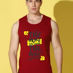 WOOSTRO Pack of 2 Printed Combed Cotton Innerwear Vests with Intelliease Technology image 2