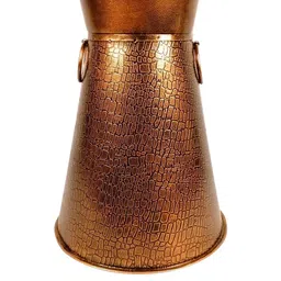 apka mart Metal Copper Handcrafted Flower Vase-image-78