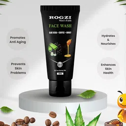 ROGZI Face Wash With Aloe Vera & Honey - 50 ml image 3
