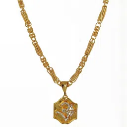 SHANKHRAJ MALL Unisex Gold-Plated Pendants with Chains image 2