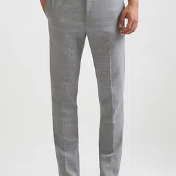 Arrow New York Men Checked Formal Trousers-picture-25