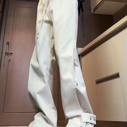 KPOP Women Original High-Rise Relaxed Fit Trousers-picture-2