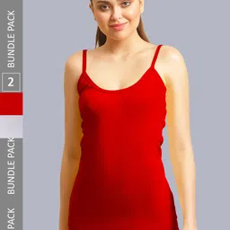 FBAR Pack Of 2 Pure Cotton Long Camisoles-picture-48