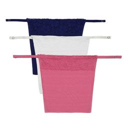 PLUMBURY Pack Of 3 Cleavage Cover Clip-On Mock Camisole-picture-29