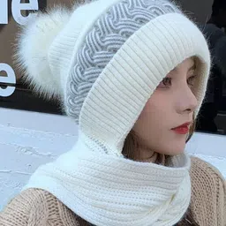SYGA Self Design Woollen Beanie-picture-48