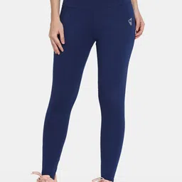 Zelocity by Zivame Women Printed Slim Fit Rapid Dry Ankle Length Sports Tights-image-77