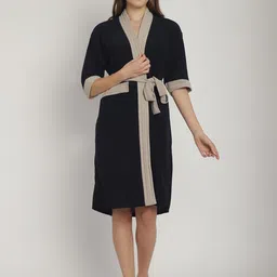 ELEVANTO Women Bath Robe-image-37