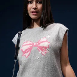 Tokyo Talkies Women Sweater Vest image 1