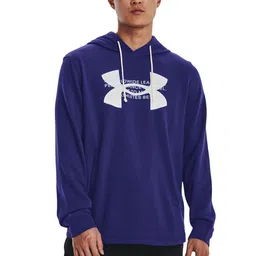 UNDER ARMOUR Brand Logo Print Hooded Terry Sweatshirt-picture-15