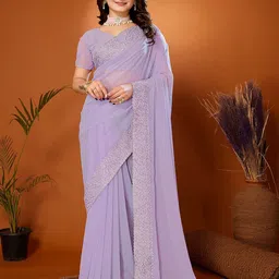 FABMORA Embellished Beads and Stones Saree-picture-23