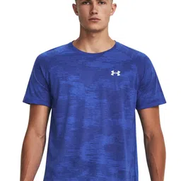 UNDER ARMOUR Streaker Speed Camo Short Sleeve Printed Slim-Fit T-Shirt-picture-11