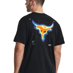 UNDER ARMOUR UA Project Rock Thermal Bull Heavyweight Printed Relaxed-Fit T-Shirt-picture-37
