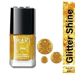 KAFI Shine PRO Glitter Shine Long Lasting Nail Lacquer - Bride Me-picture-29