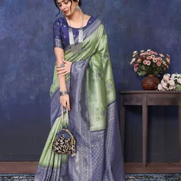 sareyavella Woven Design Zari Banarasi Saree-picture-29