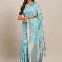 Sangria Woven-Designed Zari Saree-picture-28