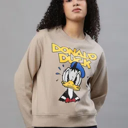 Free Authority Mickey & Friend Printed Pure Cotton Sweatshirts-image-7