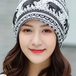Alexvyan Ethnic Motifs Printed Beanie-picture-56