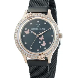 Daniel Klein Women Black Embellished Dial & Straps Analogue Watch DK.1.12295-5-picture-34