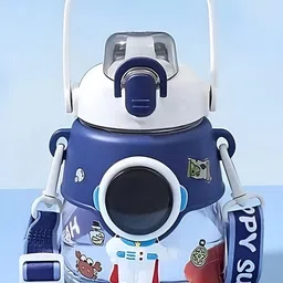 BonZeaL Blue Space Astronaut Printed Sipper Water Bottle 1.2 L image 1