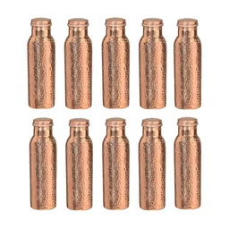 IMAGO 10 Pieces Copper Solid Water Bottle 1 L-image-2