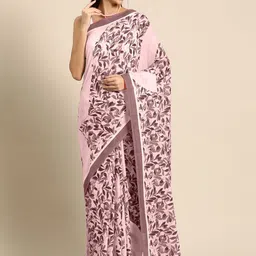 BUTA BUTI Floral Pure Cotton Saree-picture-29