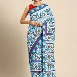 BUTA BUTI Pure Cotton Ethnic Motif Festive Saree-picture-40