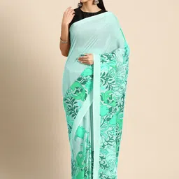 BUTA BUTI Floral Pure Cotton Saree-picture-36