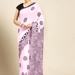 BUTA BUTI Floral Pure Cotton Saree-picture-31