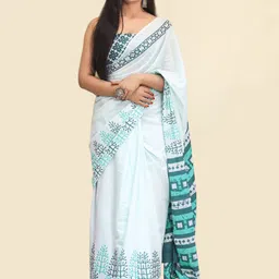 BUTA BUTI Ethnic Motifs Pure Cotton Saree-picture-15