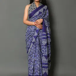 BUTA BUTI Floral Pure Cotton Saree-picture-34