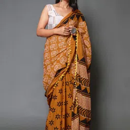 BUTA BUTI  Printed Pure Cotton Saree-picture-16