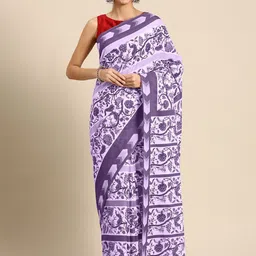 BUTA BUTI Floral Pure Cotton Saree-picture-37