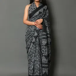 KALINI Ethnic Motif Pure Cotton Saree-picture-22