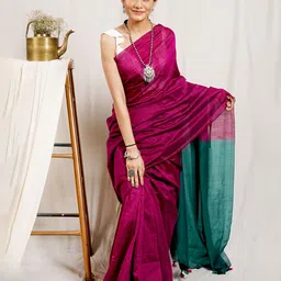 TEEJH Pure Cotton Saree-picture-23