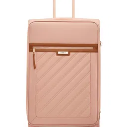 DKNY Sweet Dreams Textured Soft-Sided Large Trolley Suitcase-picture-34