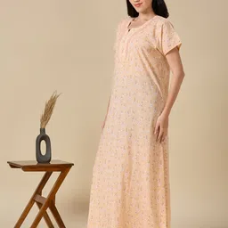 NIGHTSPREE Printed Maxi Nightdress image 4