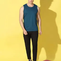 WOOSTRO Men Pack of 2 Typography Printed Slim Fit T-shirt image 5